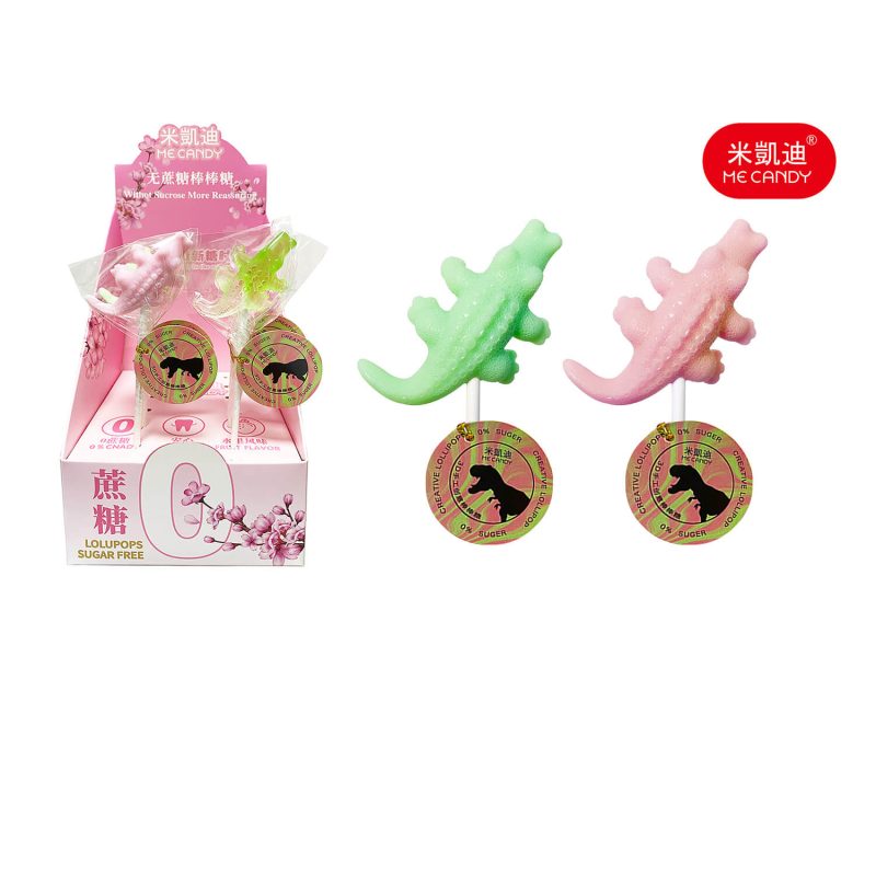 3D Art Hand Made Lollipop-Crocodile