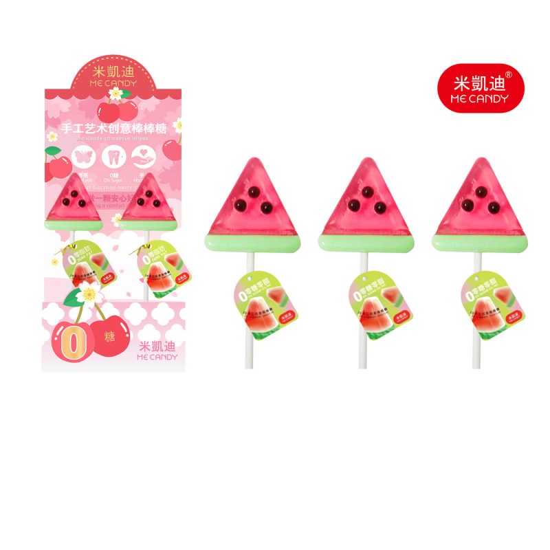 3D Art Hand Made Lollipop-Watermelon
