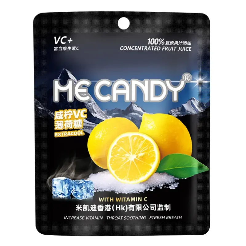 Gummy Candy Vitamin C Lemon and Mint Flavor