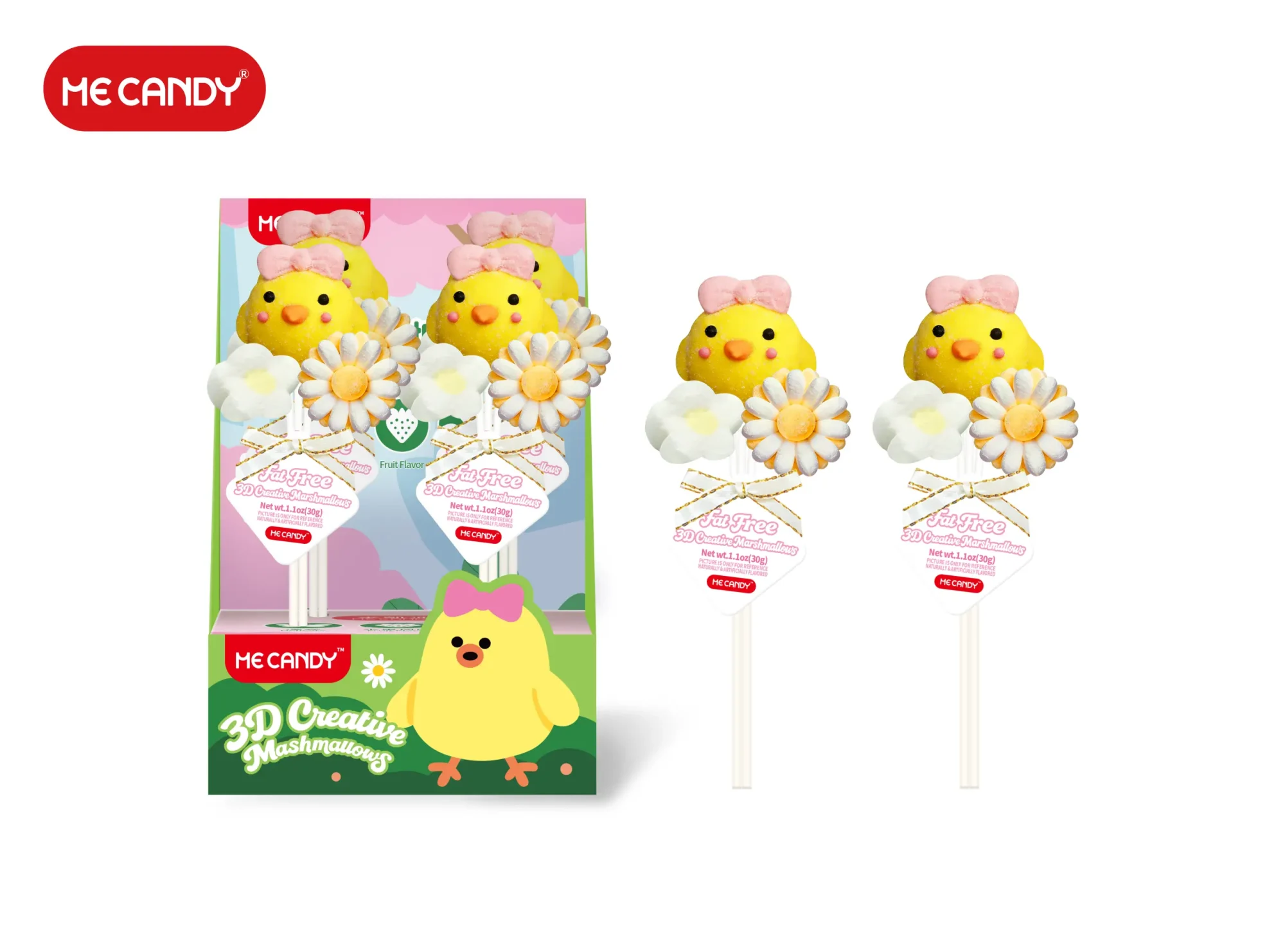 3D Creative Marshmallow - Animal Companion Series (1)