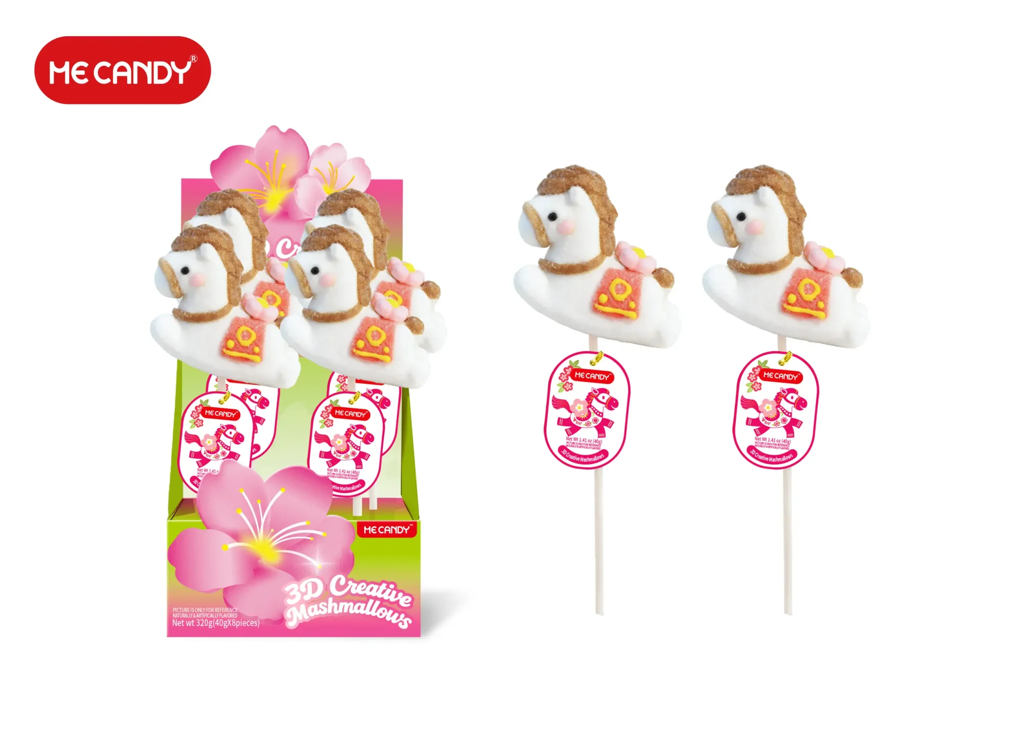 3D Creative Marshmallow(Pony)