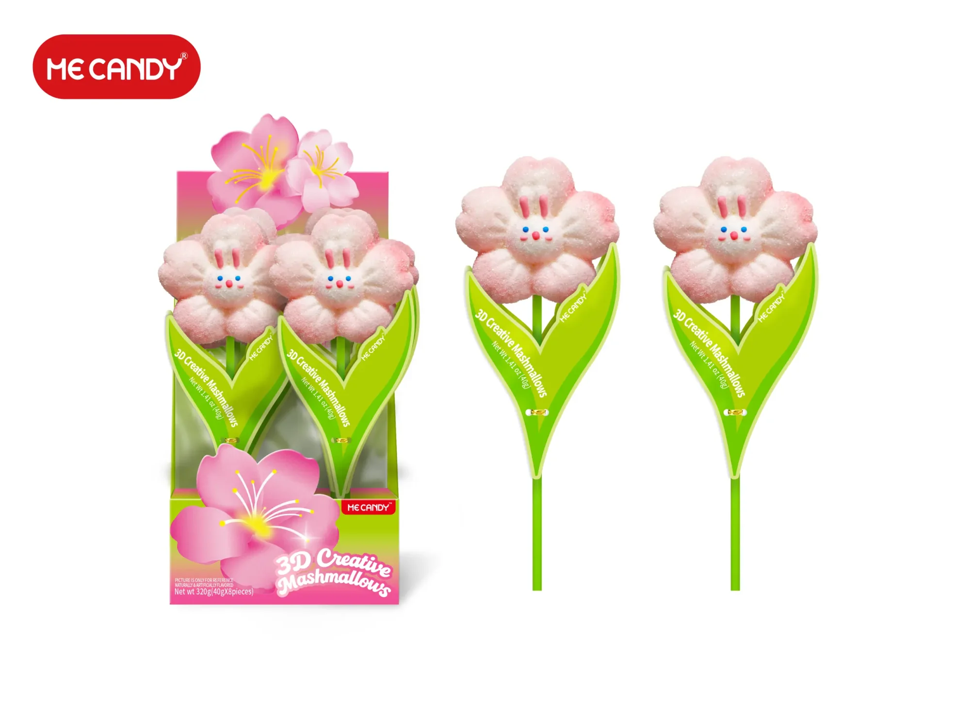 3D Creative Marshmallow(Sakura)