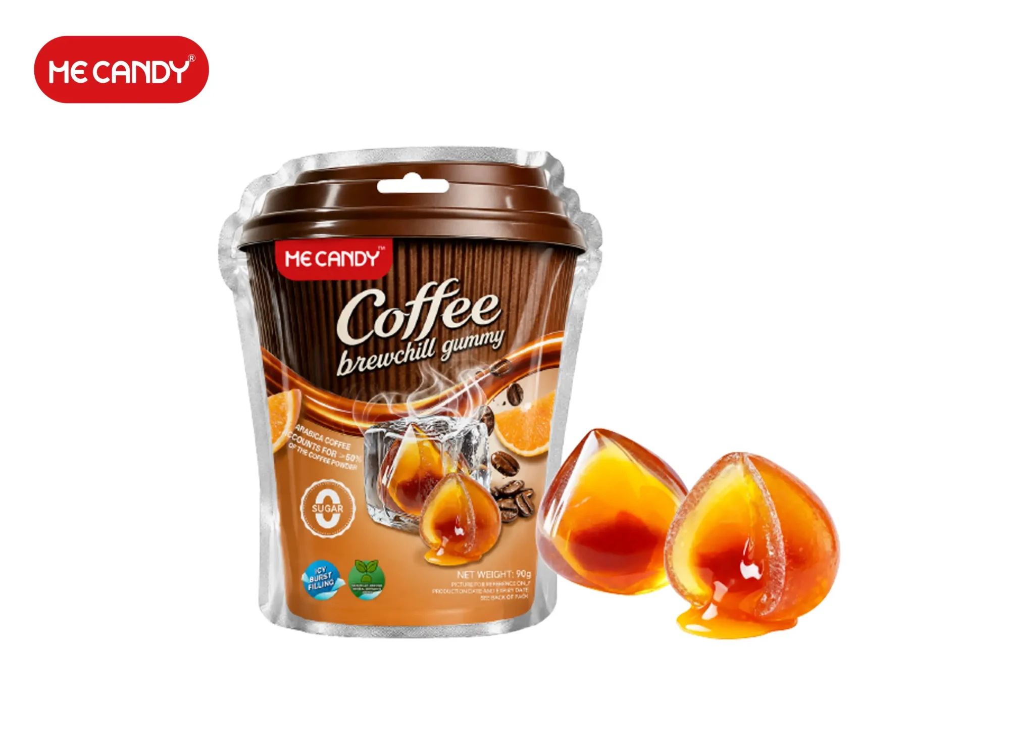 Brewchill Coffee Gummy(Orange Americano Flavor)