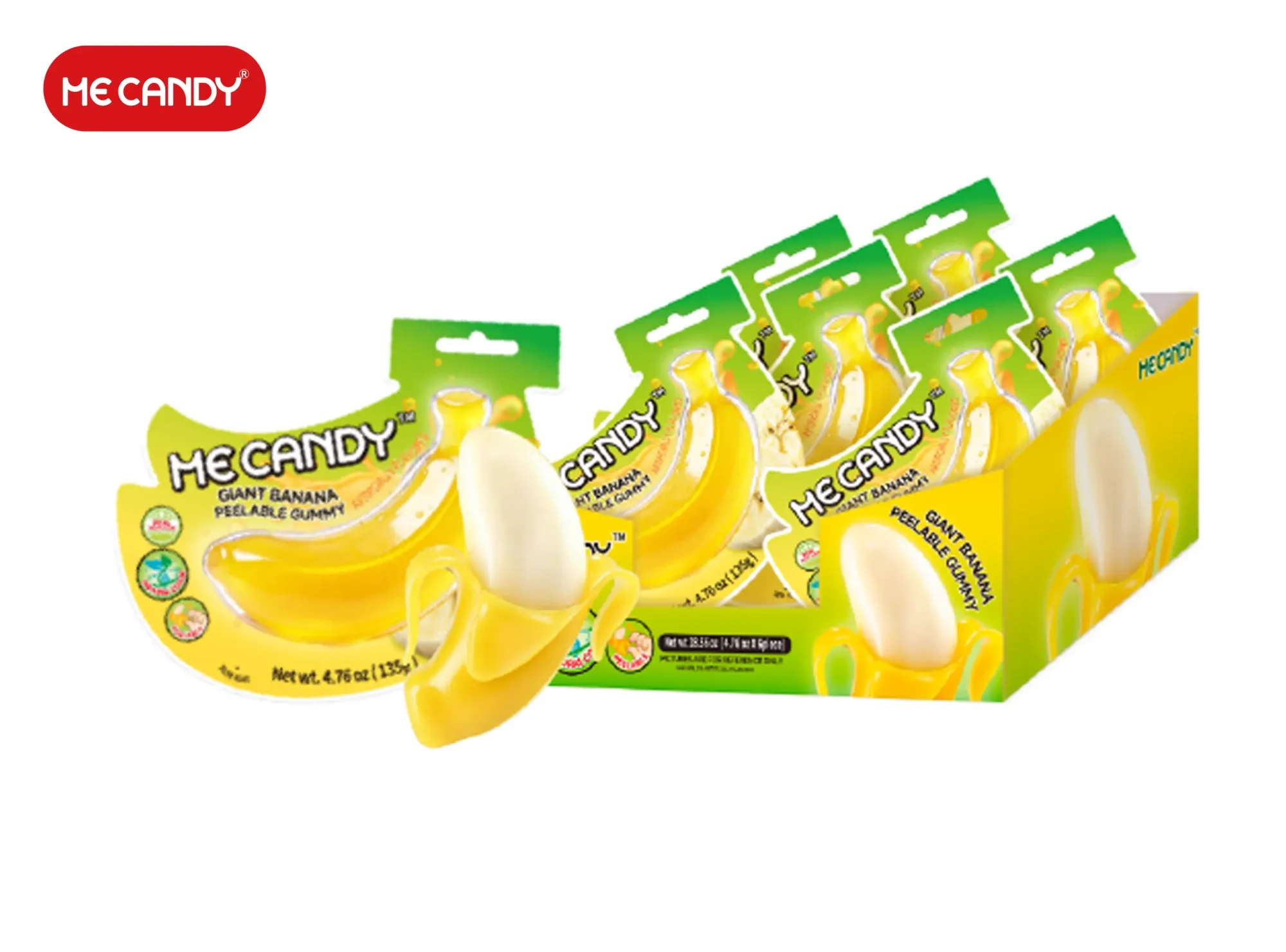 Giant Peelable Gummy(Banana Flavor)