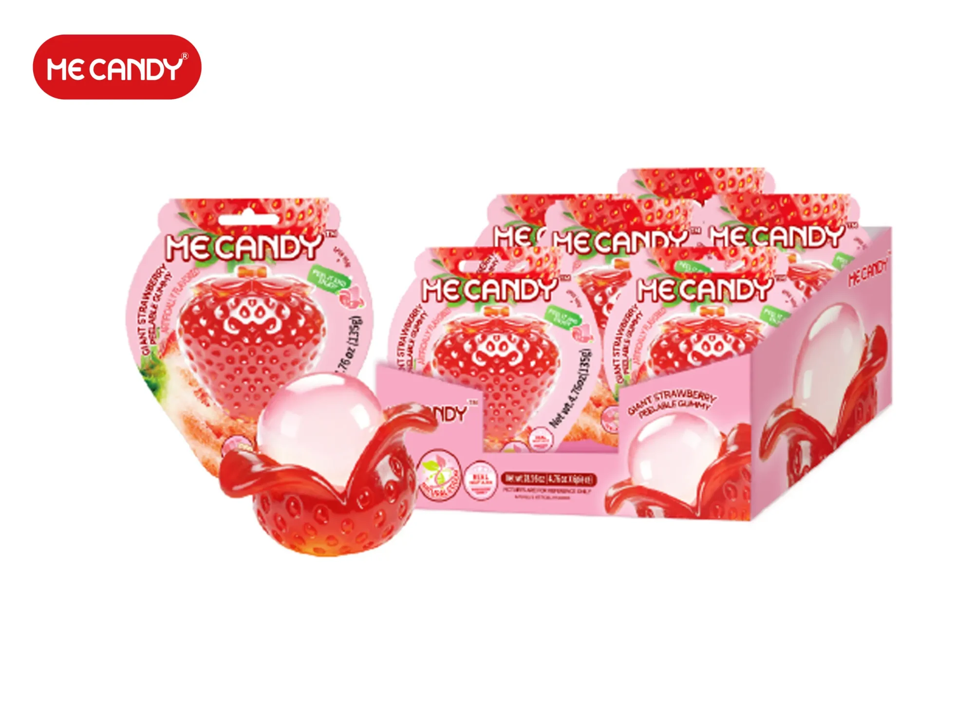 Giant Peelable Gummy(Strawberry Flavor)