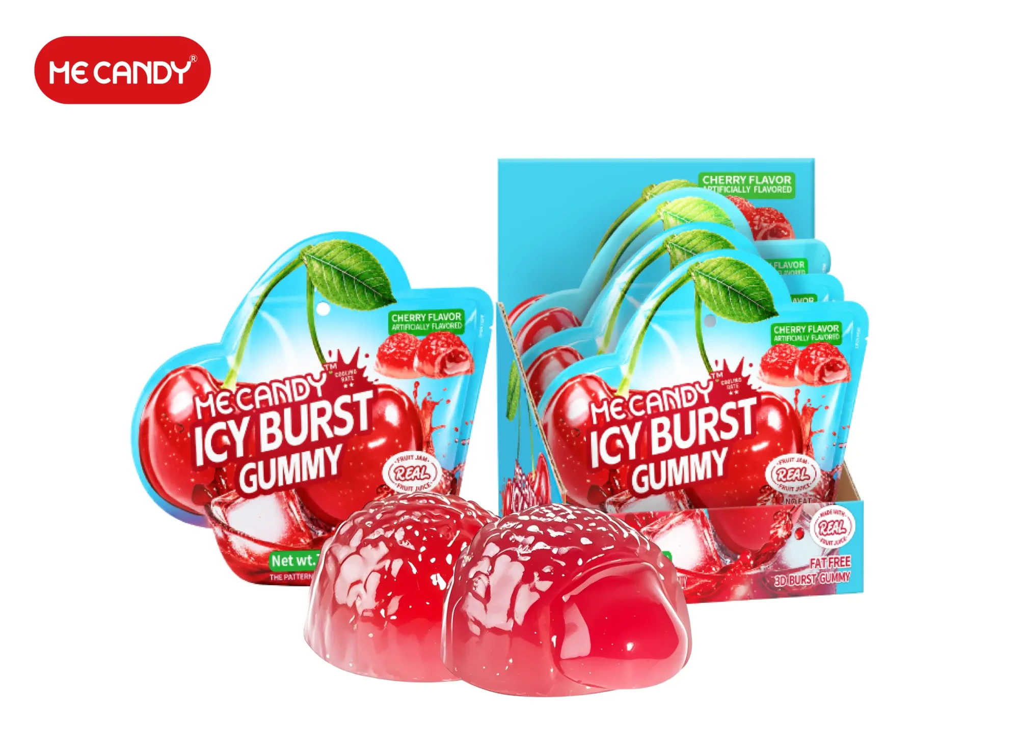 Icy Burst Gummy(Cherry Flavor)