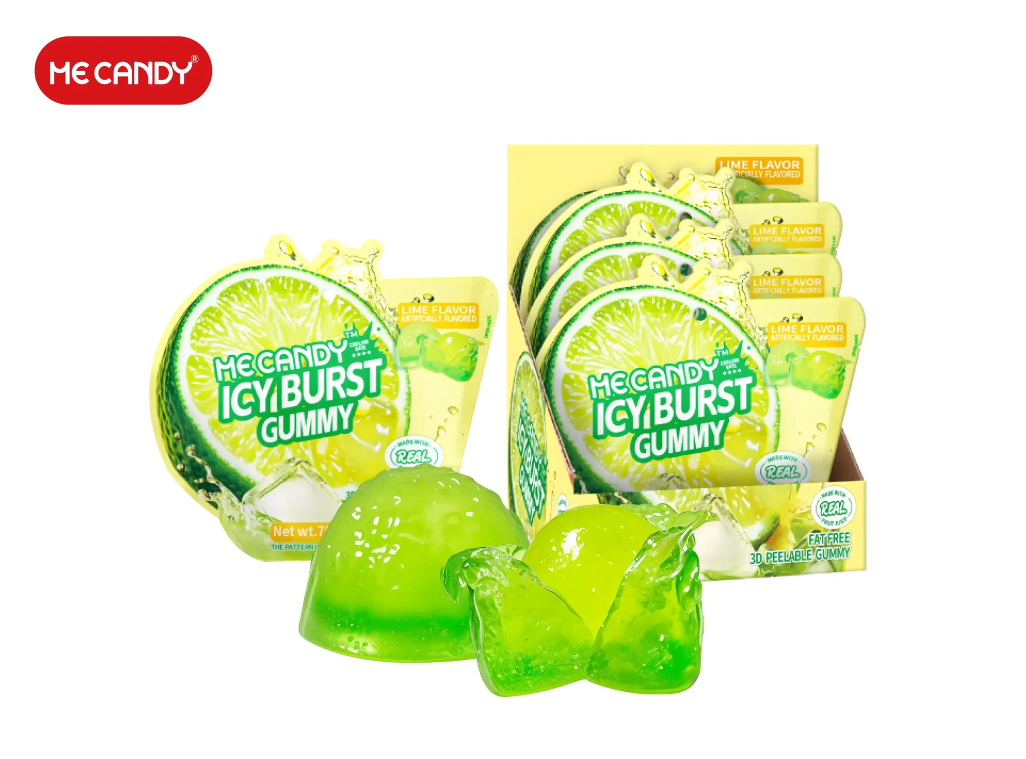 Icy Burst Gummy(Lime Flavor)