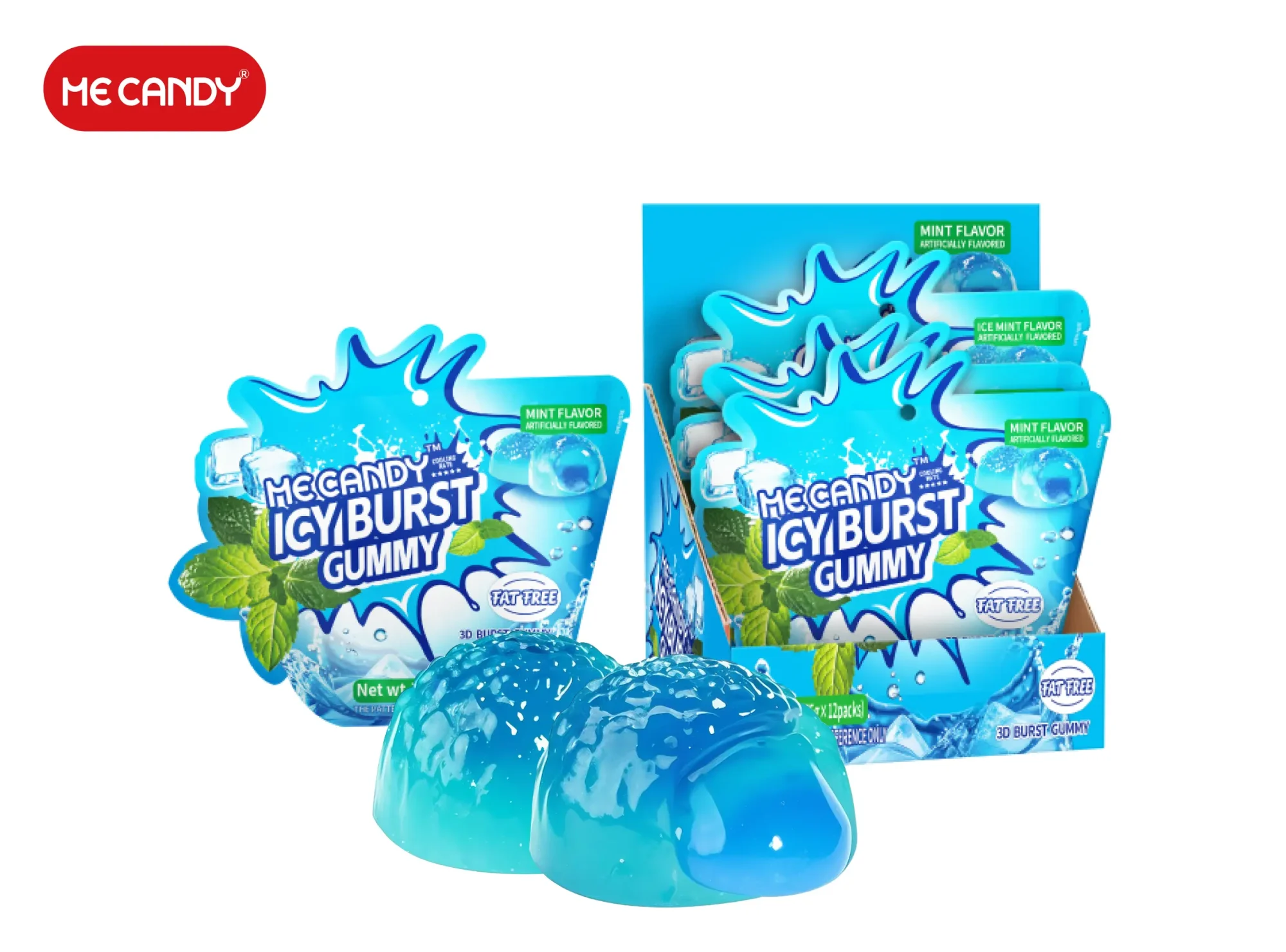 Icy Burst Gummy(Mint Flavor)
