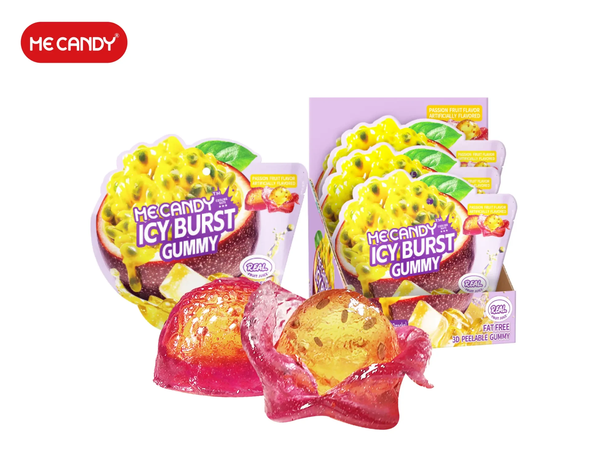 Icy Burst Gummy(Passion Fruit Flavor)