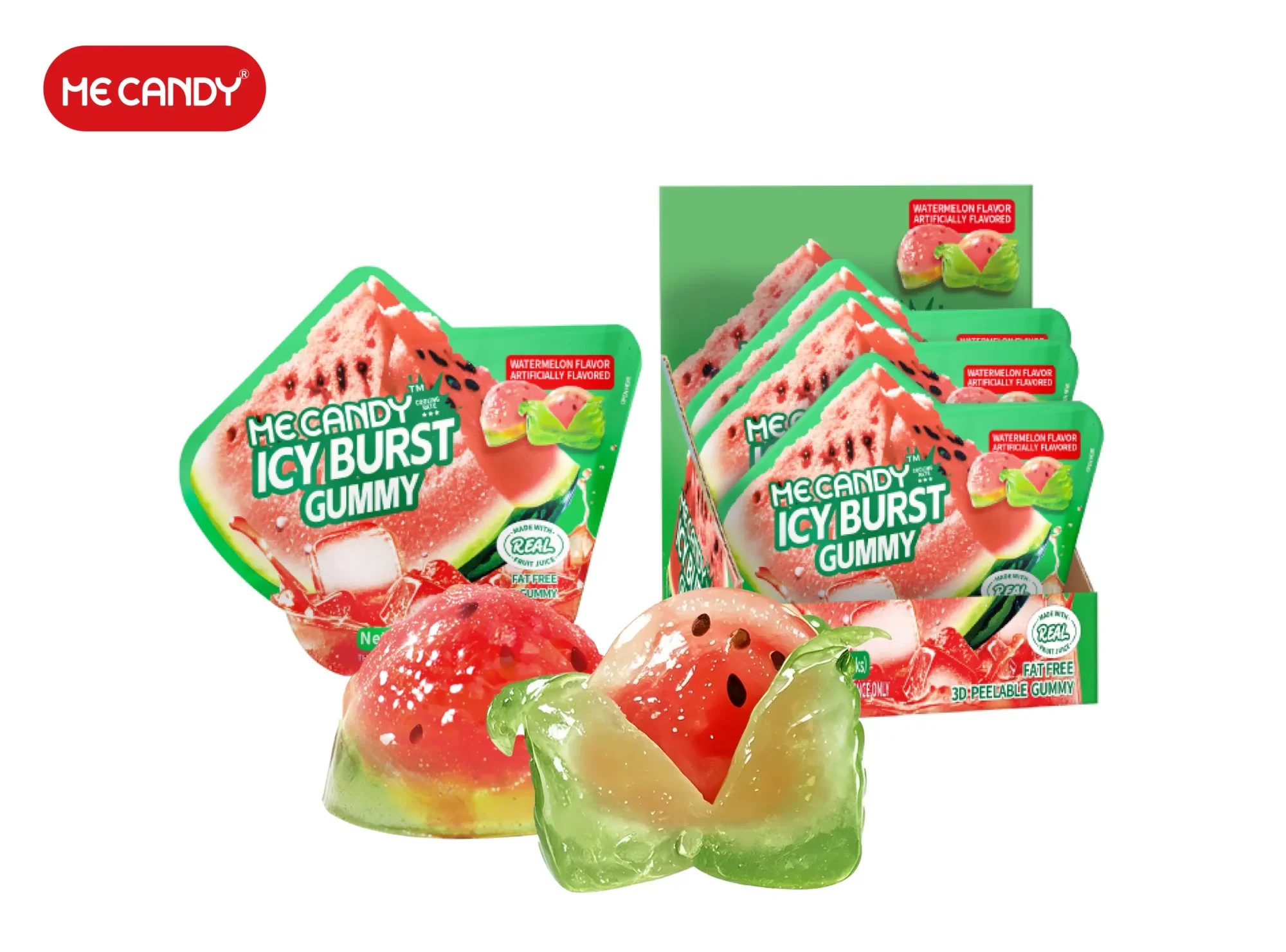 Icy Burst Gummy(Watermelon Flavor)
