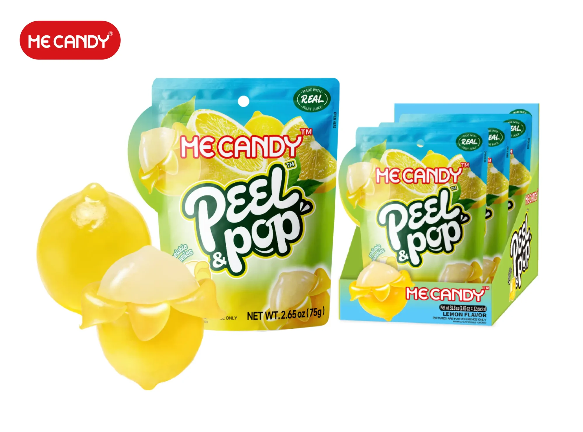 Peel&Pop Peelable Gummy(Lemon Flavor)