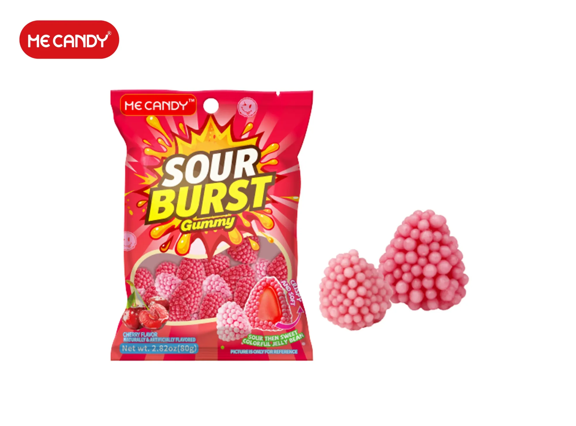 Sour Burst Gummy(Cherry Flavor)
